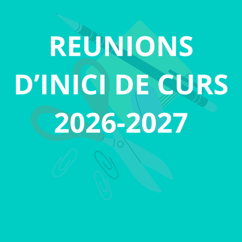 REUNIONS INICI DE CURS 26-27